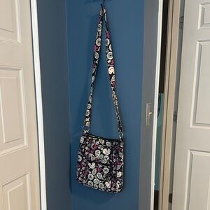 Disney Themed Vera Bradley black, white and hot pink Cross body bag